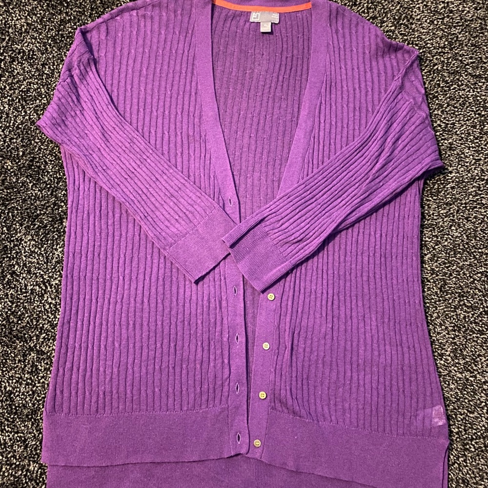 PURPLE SWEATER